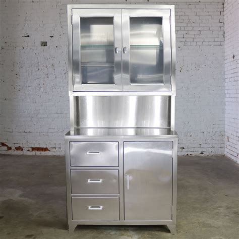 stainless steel medical cabinets vintage|old style medicine cabinets.